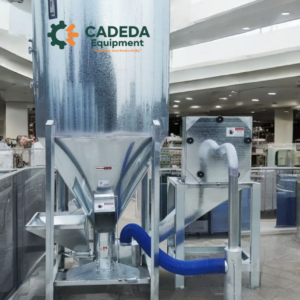 Stainless Steel Integrated Feed Mill (Crusher + Mixer) – 1 Ton/Hour Capacity