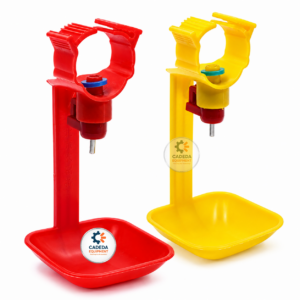 Automatic Poultry Cup Nipple Drinker with Drip Tray | Chicken Watering System Kenya